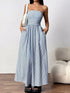 striped-strapless-casual-maxi-dress-OhSoStyled-Sophia's-Style-1