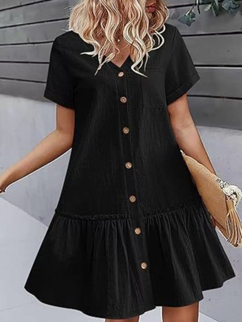 full-size-button-front-short-sleeve-tiered-dress-plus-size-OhSoStyled-Sophia's-Style-10