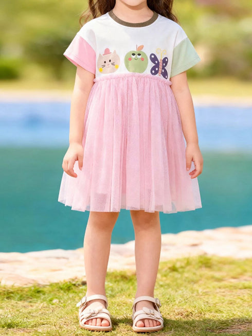 childrens-cartoon-short-sleeve-tulle-dress-ohso-kids-sophias-style-2