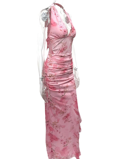 ruffled-floral-print-halter-neck-cami-dress-OhSoStyled-Sophia's-Style-7