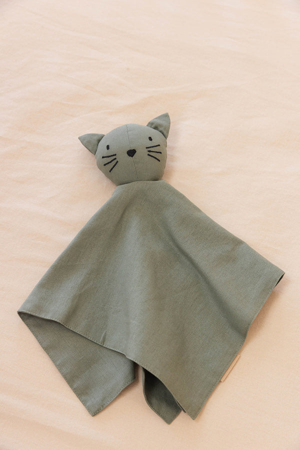 acadian-linen-lovey-kitten Wildbird - Sophia's StyleBaby Soothers-1