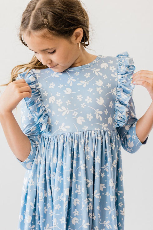 bluebell-3-4-ruffle-twirl-dress Mila & Rose - Sophia's Style--12-24M--2