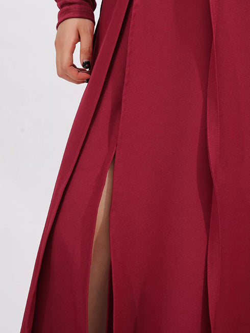 slit-spaghetti-strap-long-sleeve-dress-OhSoStyled-Sophia's-Style-9