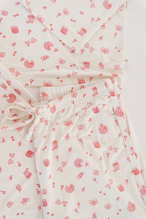 adult-love-snacks-pajamas-Sophia's StyleAdult Pajama-1