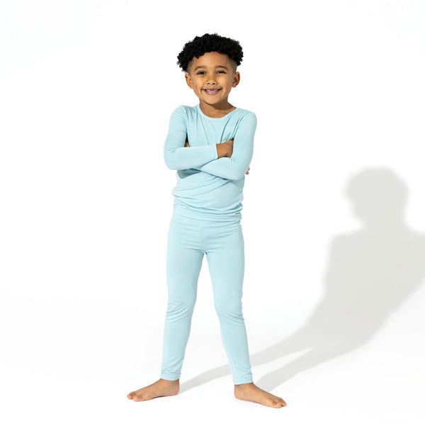 adventure-blue-bamboo-kids-pajamas-bellabu-bear - Sophia's Style The "Easy Two-Piecey"-1