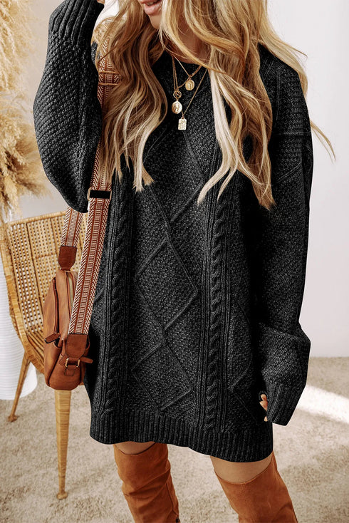 cable-knit-round-neck-sweater-dress-1-Sophia's Style-4