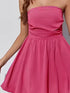 ruched-tube-mini-dress OhSoStyled - Sophia's Style in Hot Pink-3