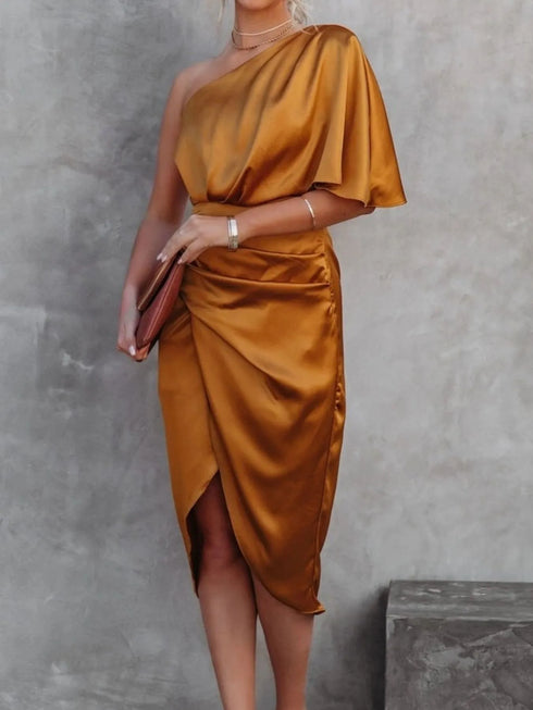 one-shoulder-satin-wrap-dress-with-side-slit-OhSoStyled-Sophia's-Style-5