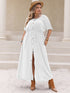 plus-size-round-neck-half-sleeve-dress OhSoStyled - Sophia's Style-9