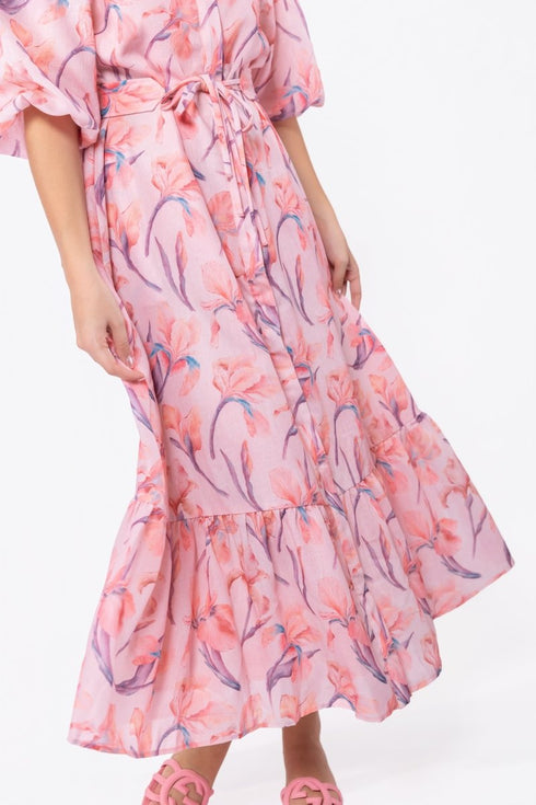 alice-dress-short-sleeve-peach-flower-yakira-bella-sophias-style-4