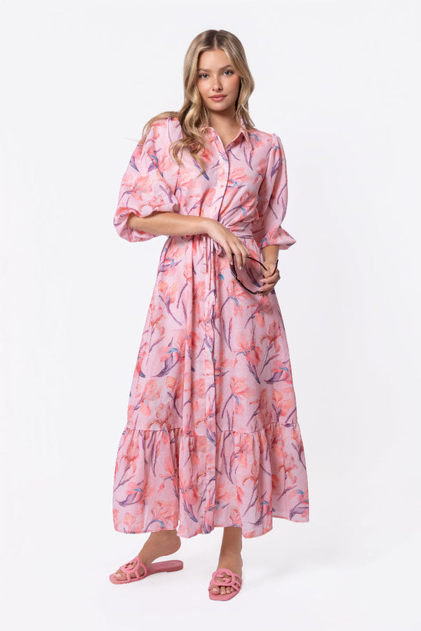 alice-dress-short-sleeve-peach-flower-yakira-bella-sophias-styleDress-1
