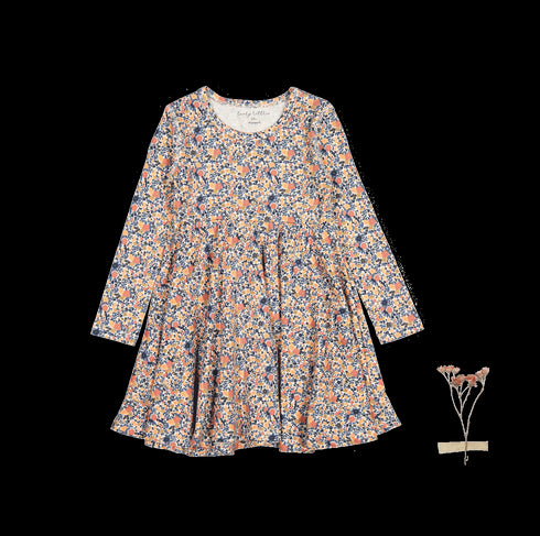 the-printed-long-sleeve-dress-autumn-floral Lovely Littles - Sophia's StyleLong Sleeve Dress-1