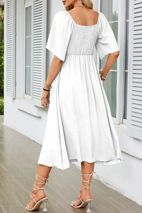 smocked-tie-front-flutter-sleeve-midi-dress OhSoStyled at Sophia's Style-6