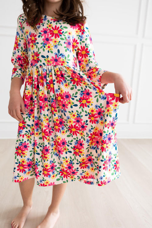 last-bud-not-least-3-4-sleeve-pocket-twirl-dress Mila & Rose - Sophia's Style-3