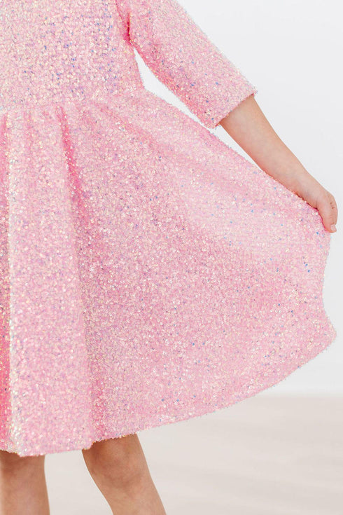 bubblegum-pink-sequin-dress Mila & Rose - Sophia's Style--4T--3
