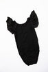 black-s-s-flutter-sleeve-leotard Mila & Rose - Sophia's Style-Black S/S Flutter Sleeve Leotard-6-12M--1