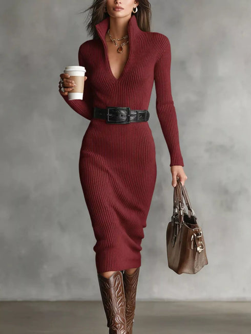 full-size-ribbed-knit-turtleneck-sweater-dress-plus-size-OhSoStyled-Sophia's-Style-4