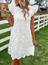 eyelet-round-neck-ruffled-cap-sleeve-dress OhSoStyled - Sophia's Style-2