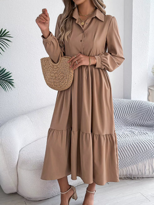 long-sleeve-tiered-button-front-midi-dress-OhSoStyled-Sophia's-Style-23
