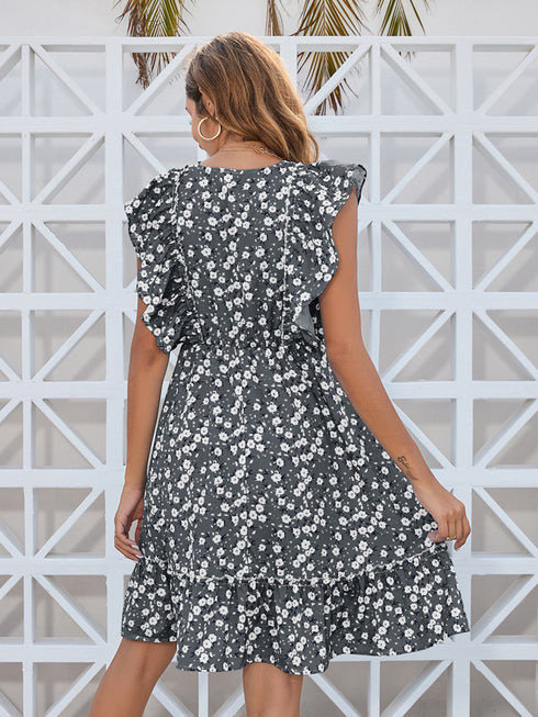 ruffled-ditsy-floral-surplice-mini-dress OhSoStyled - Sophia's Style-9