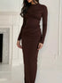 ruched-long-sleeve-maxi-dress-OhSoStyled-Sophia's-Style-2
