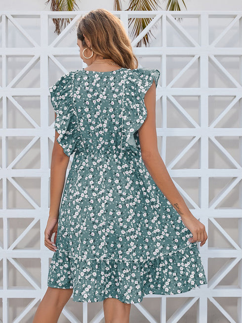 ruffled-ditsy-floral-surplice-mini-dress OhSoStyled - Sophia's Style-12