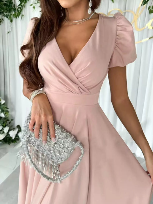 surplice-short-sleeve-midi-dress-OhSoStyled-Sophia's-Style-11