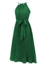 pleated-spaghetti-strap-tie-waist-midi-dress Sophia's Trends - Sophia's Style--