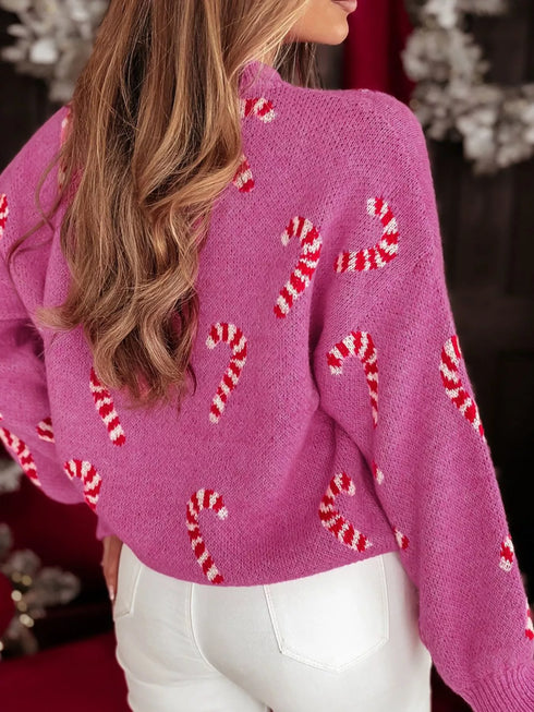 christmas-candy-cane-holiday-drop-shoulder-sweater-Sophia's Style-2
