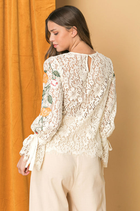 embroidered-lace-top Flying Tomato-Sophia's Style-8