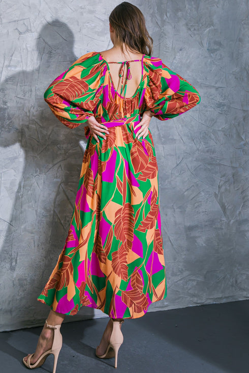 cue-the-chic-woven-midi-dress Flying Tomato-Sophia's Style-2