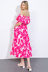 love-script-woven-midi-dress Flying Tomato-Sophia's Style-2