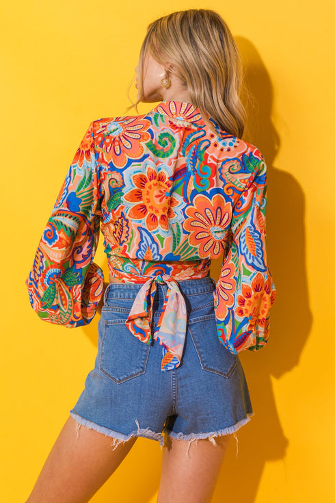 my-happy-place-woven-top Flying Tomato-Sophia's Style-2