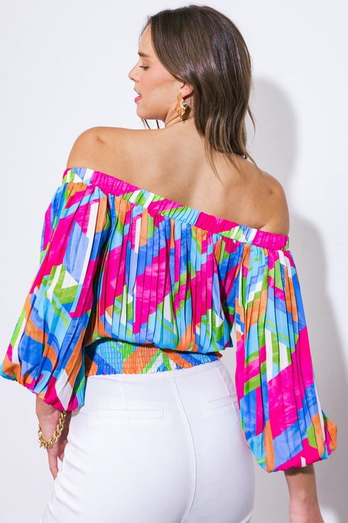 frosted-upon-woven-top Flying Tomato-Sophia's Style-9