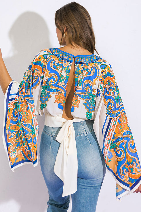 right-this-way-woven-top Flying Tomato-Sophia's Style-2