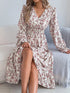 ruffled-floral-v-neck-flounce-sleeve-dress-OhSoStyled-Sophia's-Style-1