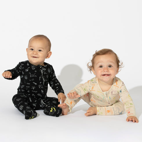 dino-abc-bamboo-convertible-footie- at Sophia's Style-13