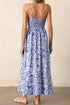 floral-print-spaghetti-strap-high-waist-dress OhSoStyled - Sophia's Style in Dusty Blue-3