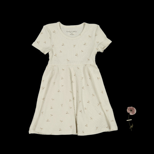 the-printed-short-sleeve-dress-dragonfly Lovely Littles - Sophia's StyleShort Sleeve Dress-1