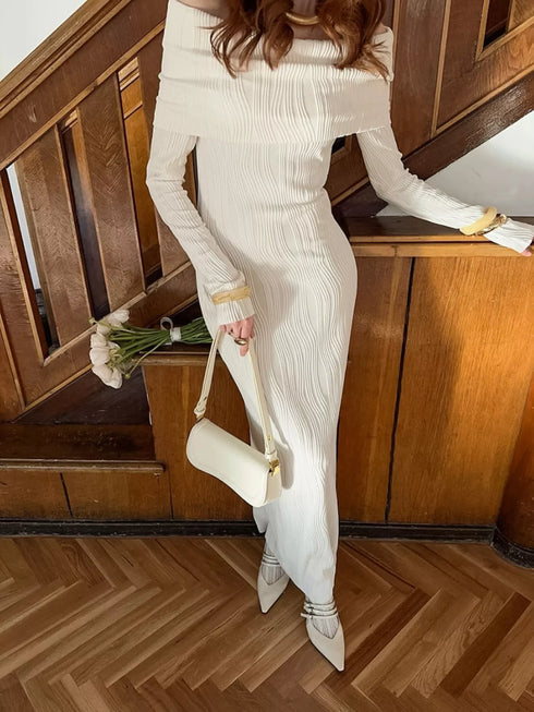 off-shoulder-textured-knit-maxi-dress-OhSoStyled-Sophia's-Style-5