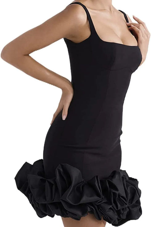 ruched-square-neck-sleeve-mini-dress-OhSoStyled-Sophia's-Style-11