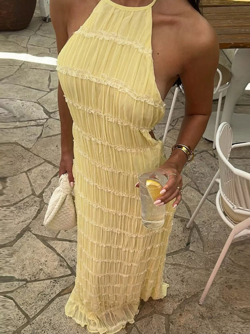 ruched-halter-neck-maxi-dress-OhSoStyled-Sophia's-Style-20