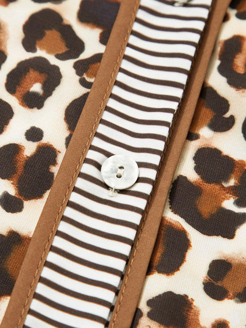 leopard-print-striped-patchwork-3-4-sleeve-loose-mini-dress-OhSoStyled-Sophia's-Style-8