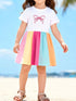 childrens-color-block-bow-short-sleeve-dress-ohso-kids-sophias-style-2