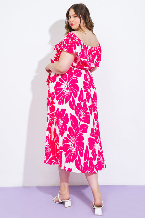 love-script-woven-midi-dress Flying Tomato-Sophia's Style-7