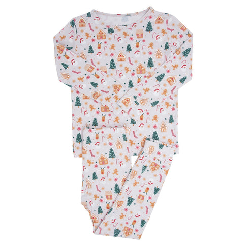 santas-cookies-big-kid-pajama Sophia's StyleBig Kid PJ-1
