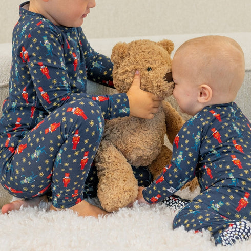 navy-nutcracker-big-kid-pajama Sophia's StyleBig Kid PJ-1