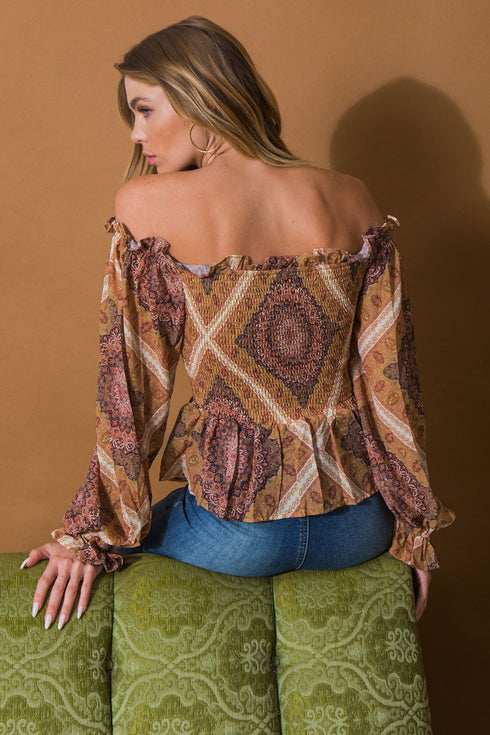 boho-rainbow-woven-top Flying Tomato-Sophia's Style-8