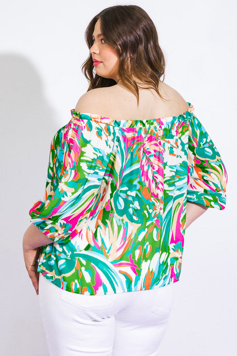 bring-good-energy-woven-top Flying Tomato-Sophia's Style-7