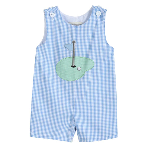 blue-gingham-golf-hole-shortall-lil-cactus-sophias-styleShortall-1